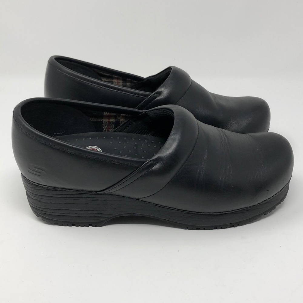 Skechers Work Slip Resistant Clogs Black Size 7.5